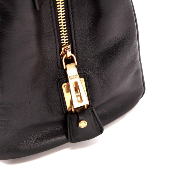 2014 Prada grainy calfskin tote bag BR4743 black for sale